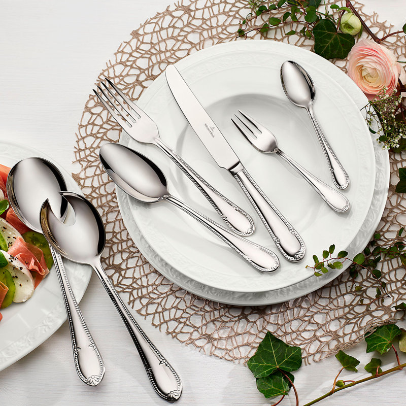Villeroy & Boch Mademoiselle 64 Piece Flatware Set, Service for 12